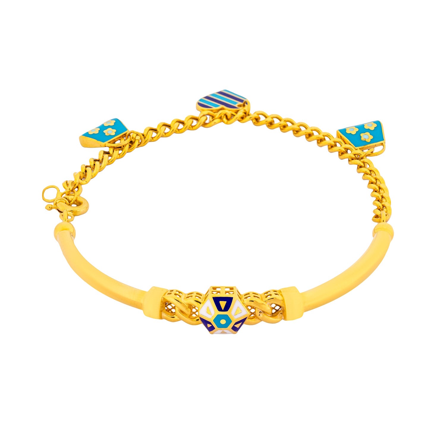 Uranus 21K Yellow Gold Bangle