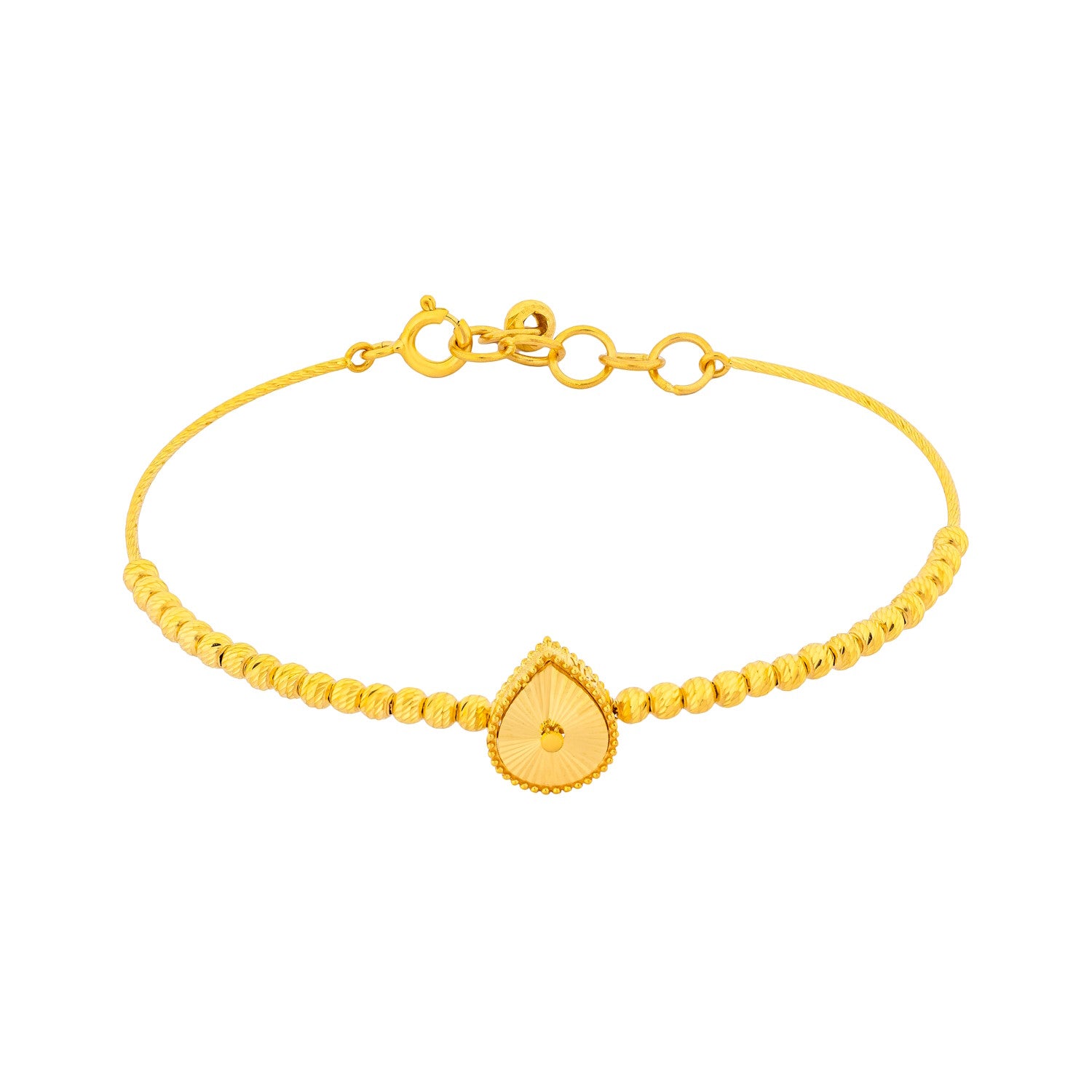 Rayka 21K Yellow Gold Bangle