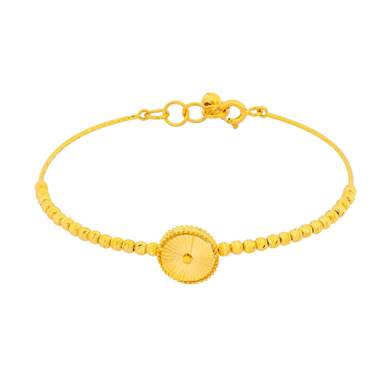 Rayka 21K Yellow Gold Bangle