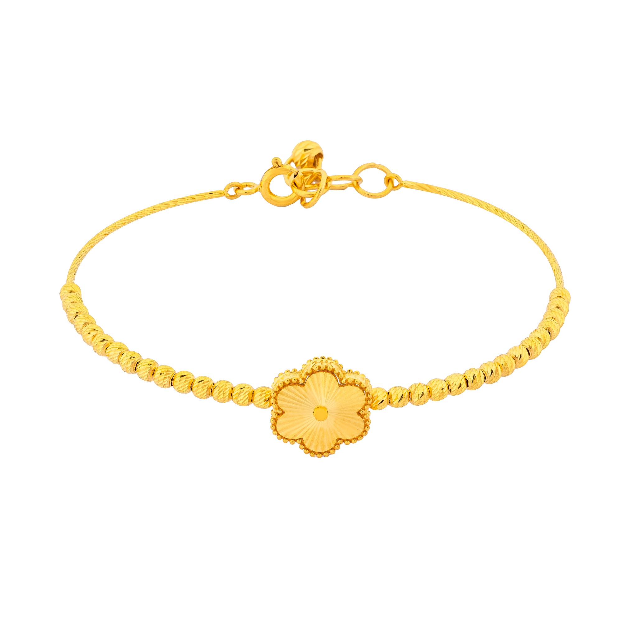 Rayka 21K Yellow Gold Bangle