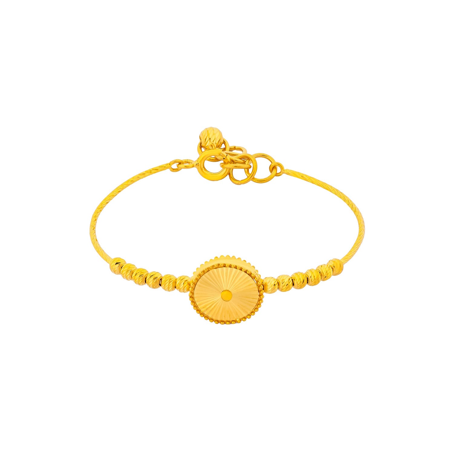 Rayka 21K Yellow Gold Bangle