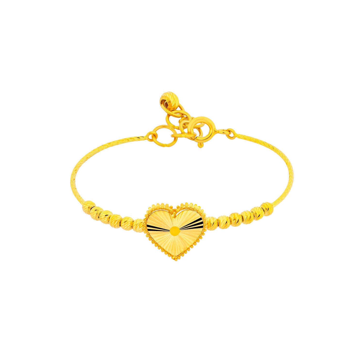 Rayka 21K Yellow Gold Bangle