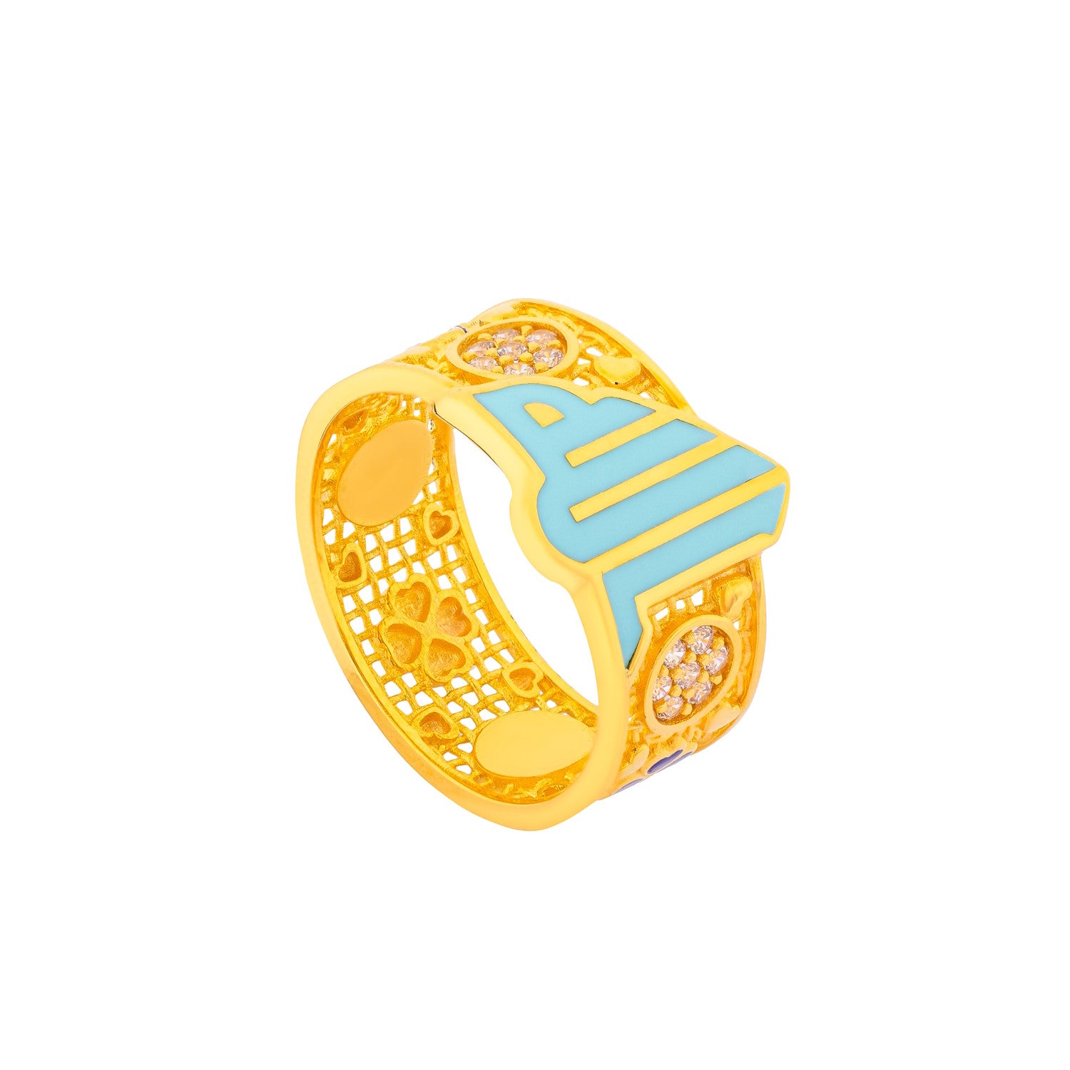 Uranus 21K Yellow Gold Ring