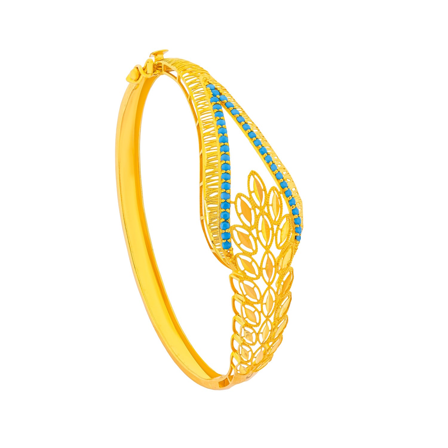 Rayka 21K Yellow Gold Bangle