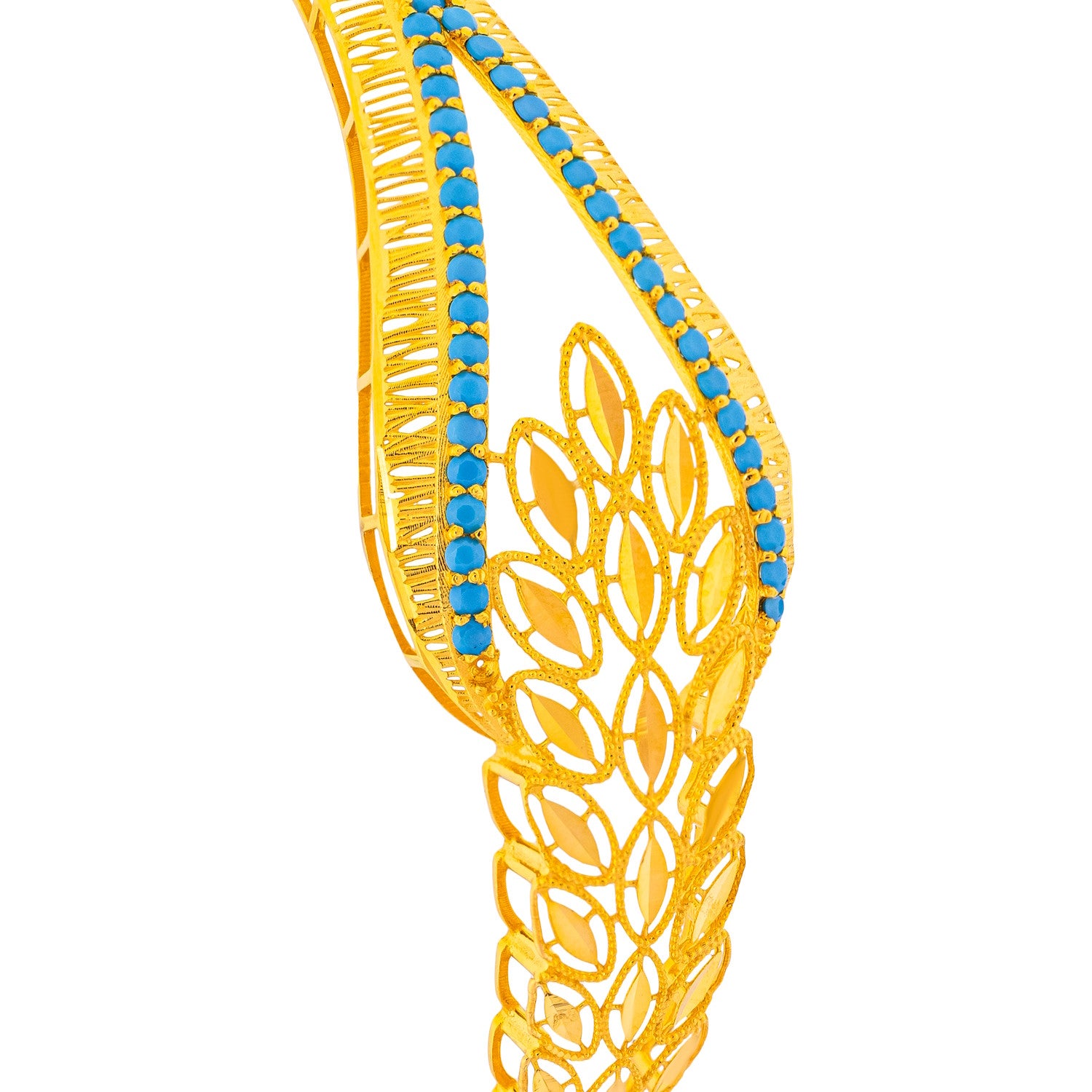 Rayka 21K Yellow Gold Bangle