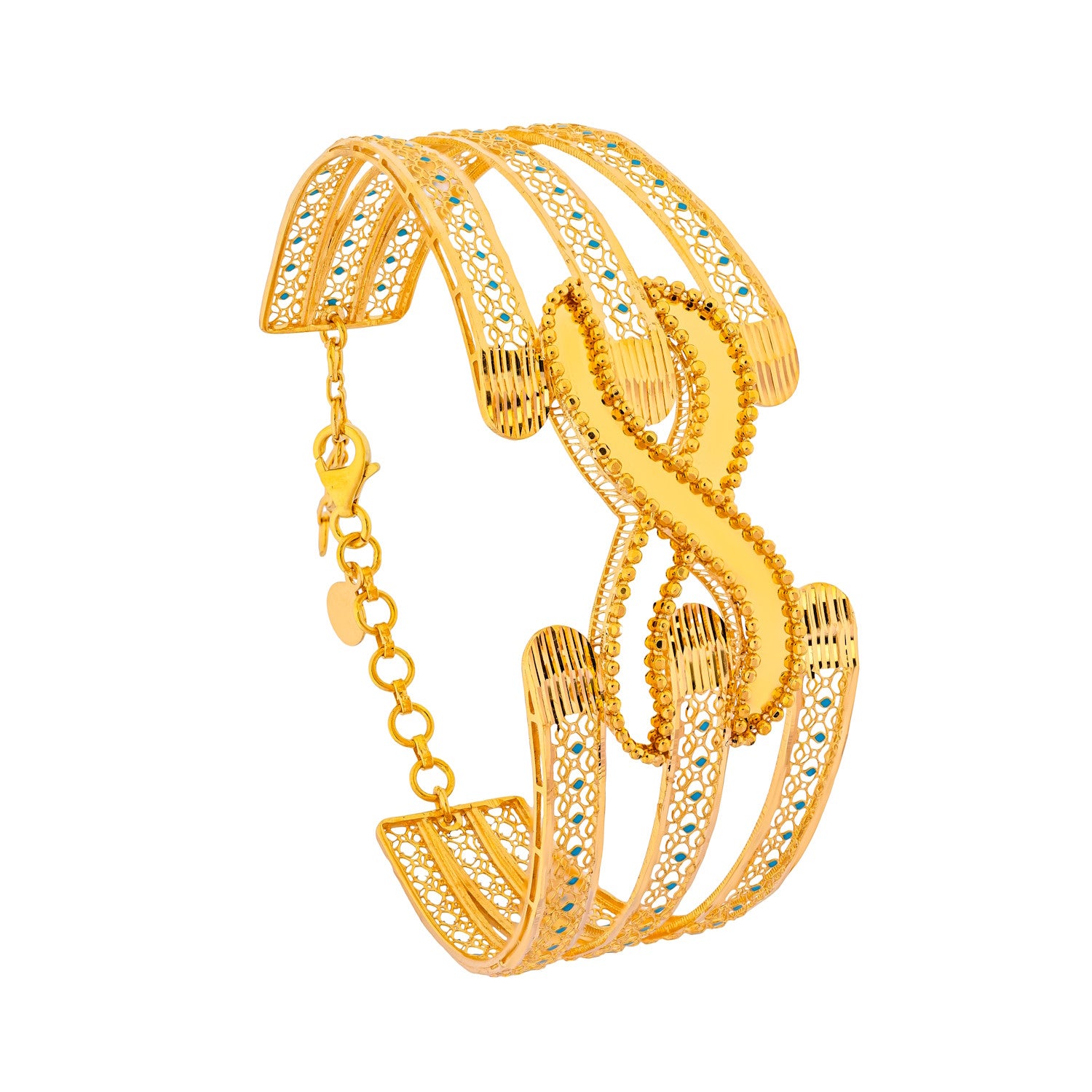 Uranus 21K Yellow Gold Bangle