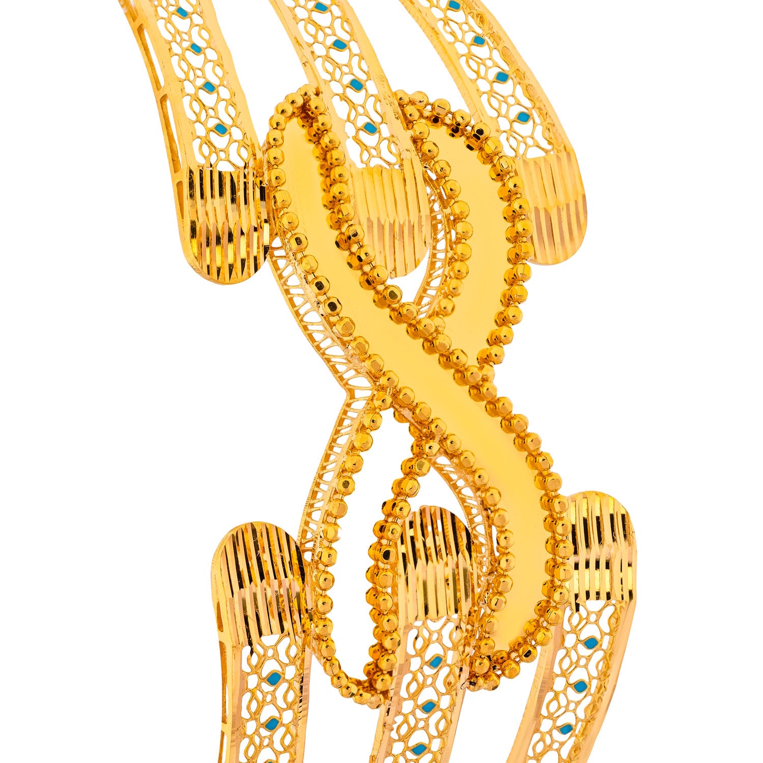 Uranus 21K Yellow Gold Bangle