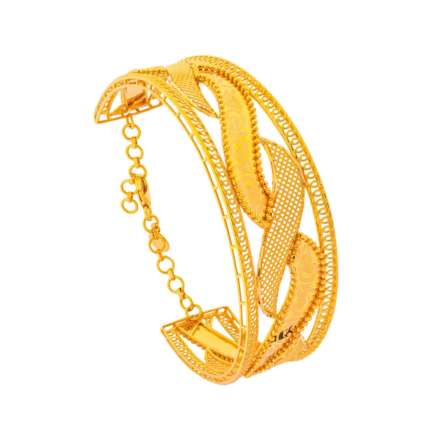 Rayka 21K Yellow Gold Bangle