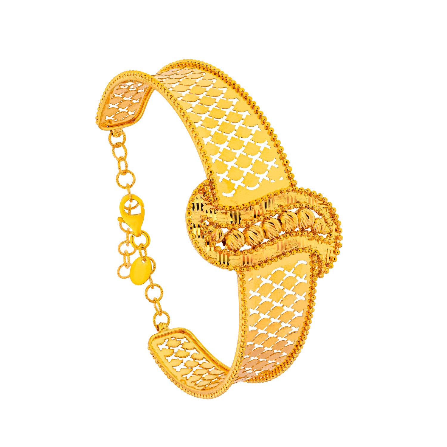 Rayka 21K Yellow Gold Bangle