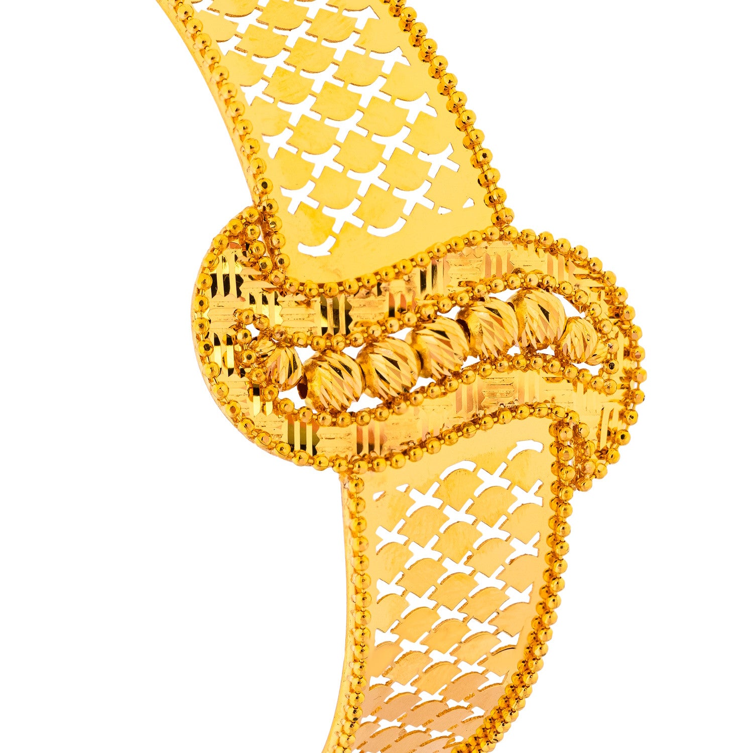 Rayka 21K Yellow Gold Bangle