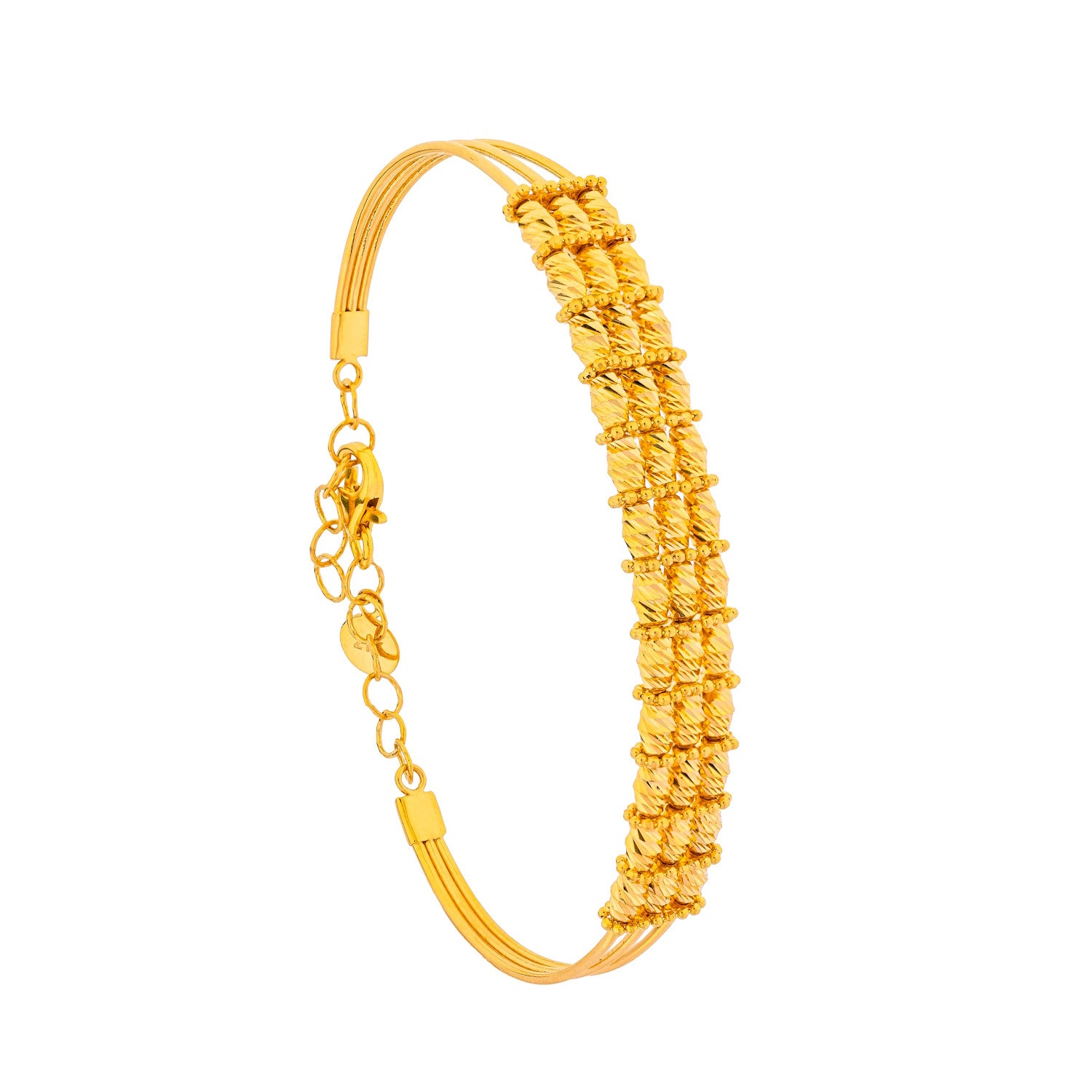 Rayka 21K Yellow Gold Bangle