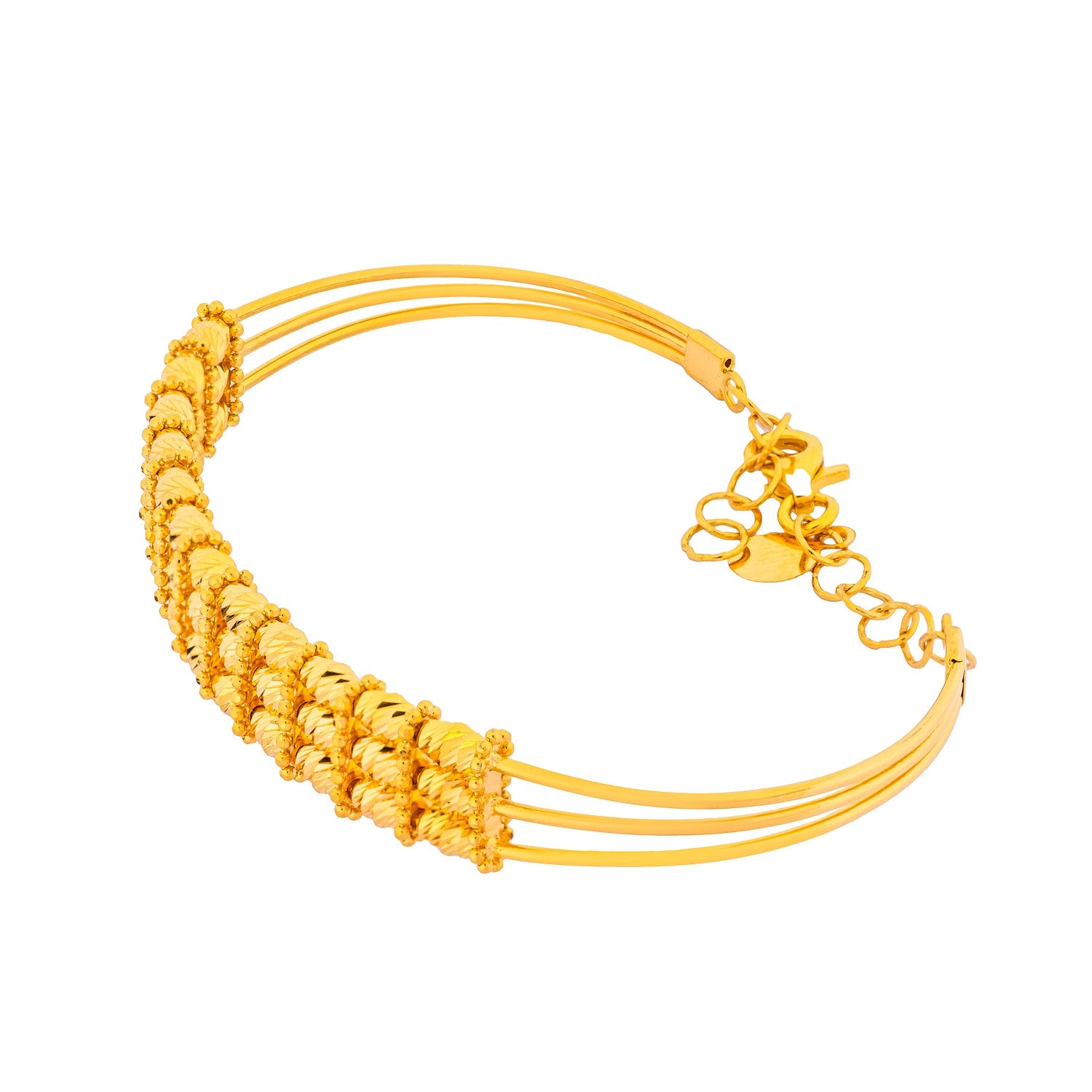 Rayka 21K Yellow Gold Bangle