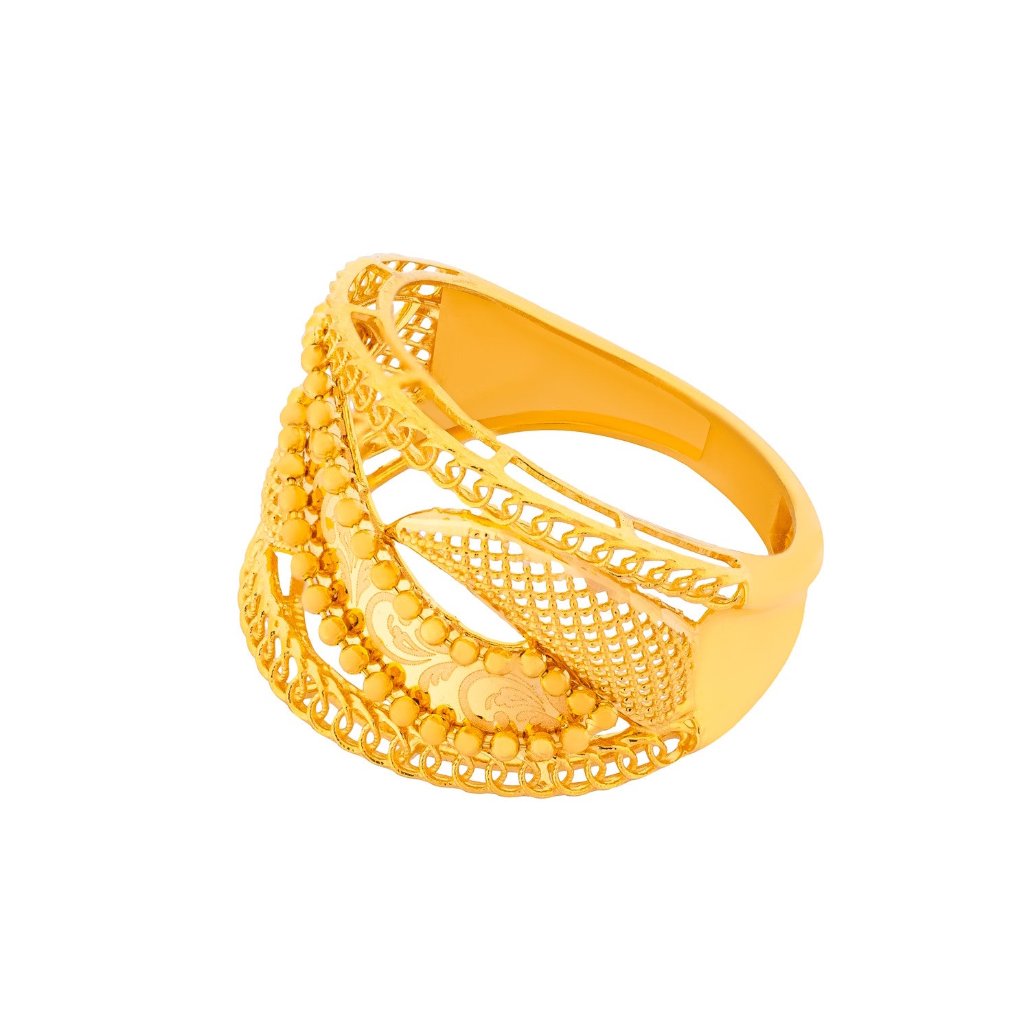 Diyara 21K Yellow Gold Ring