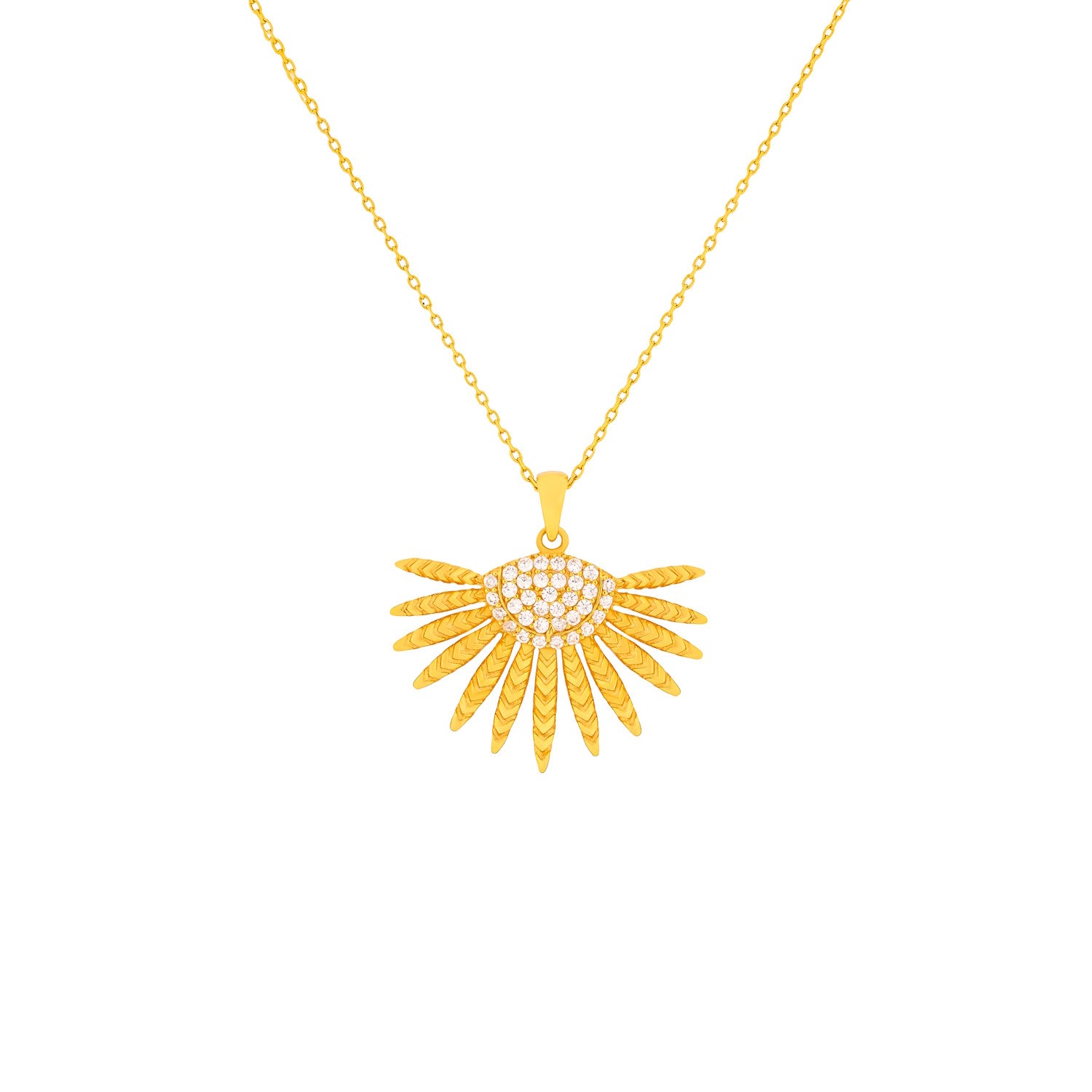 Lavin 21K Yellow Gold Necklace