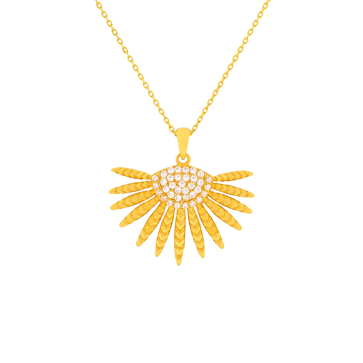 Lavin 21K Yellow Gold Necklace