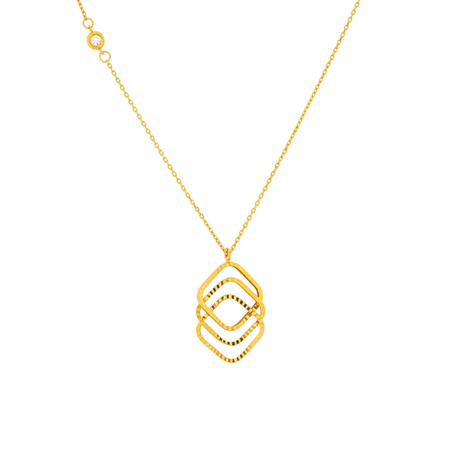 Lavin 21K Yellow Gold Necklace