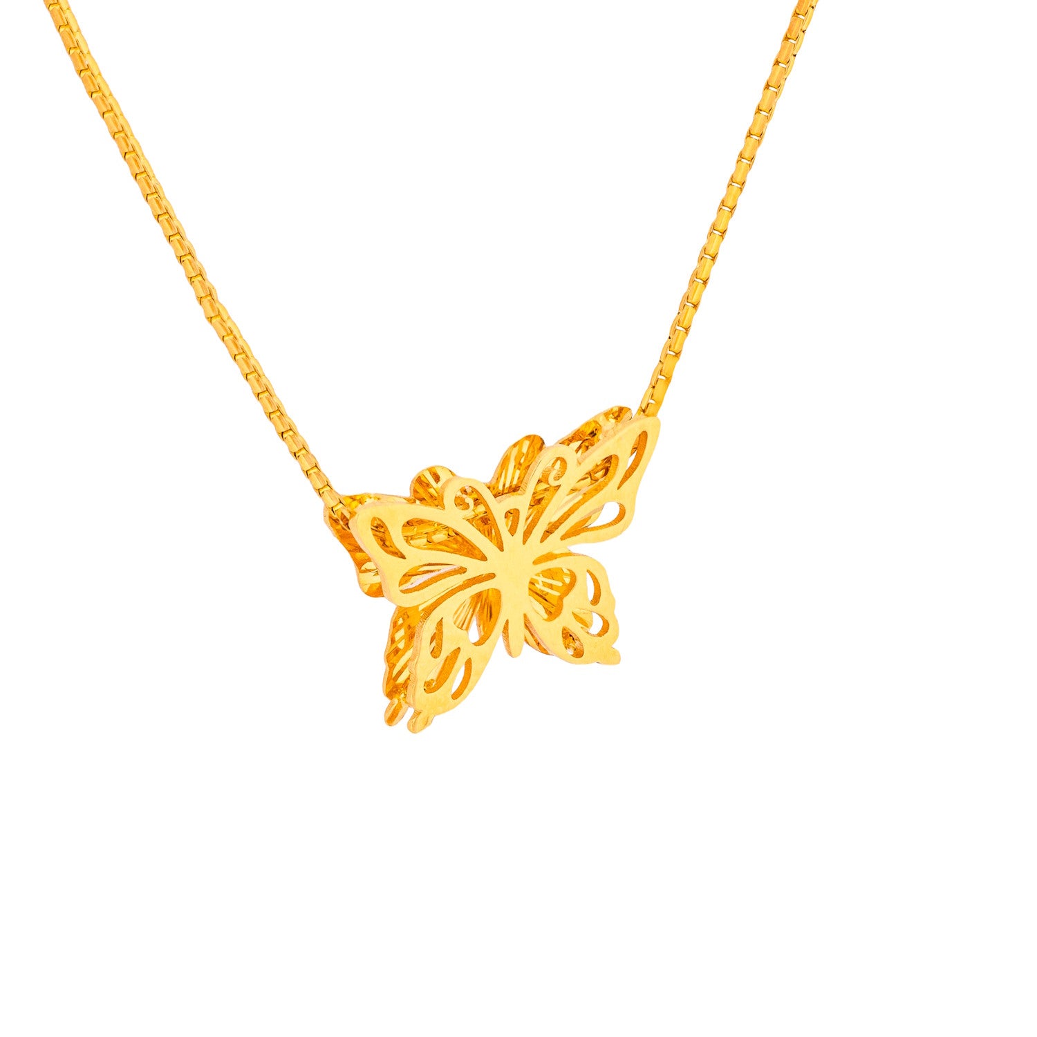 Homet 21K Yellow Gold Necklace