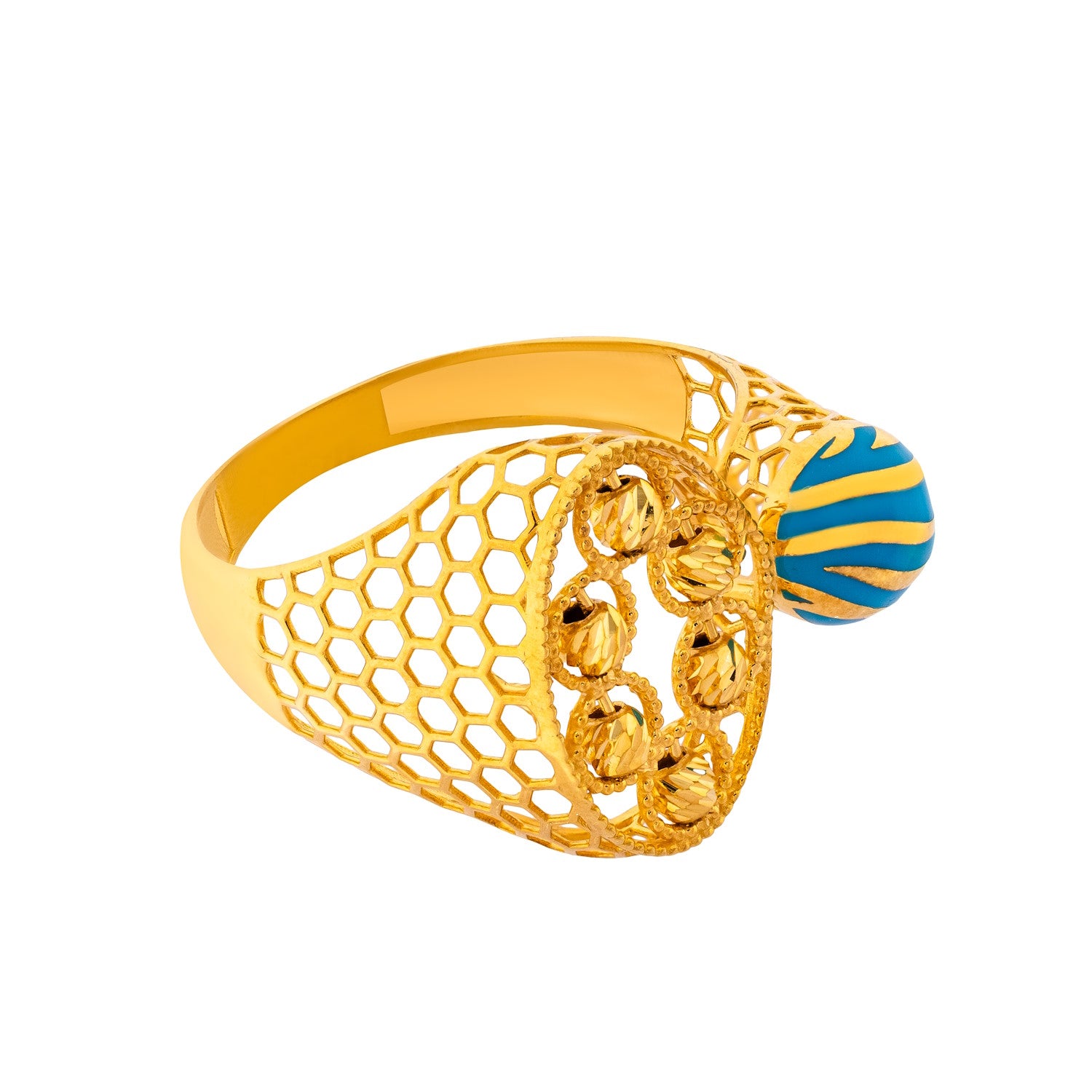 Uranus 21K Yellow Gold Ring