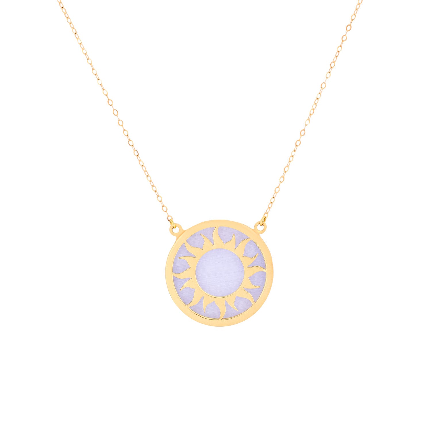 Uranus 18K Yellow Gold Necklace