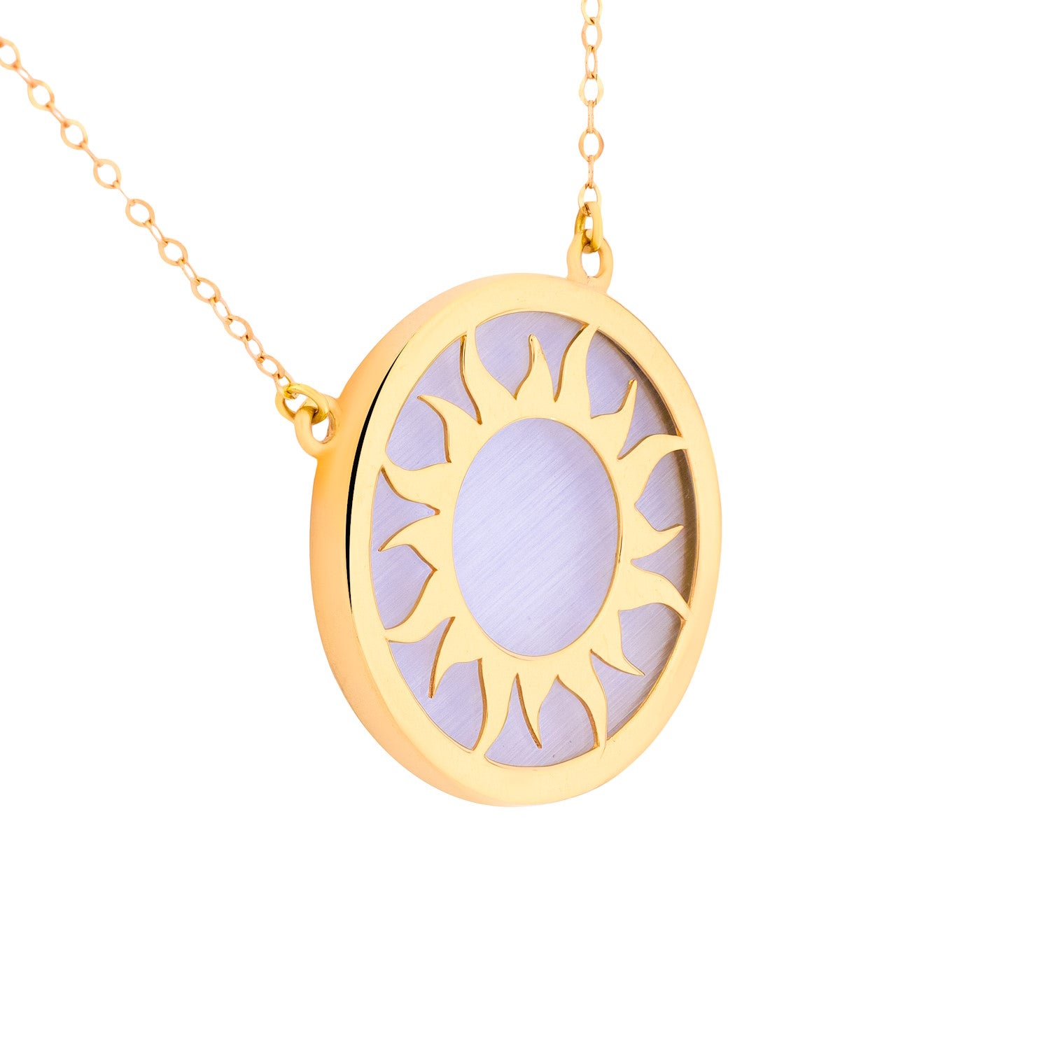 Uranus 18K Yellow Gold Necklace