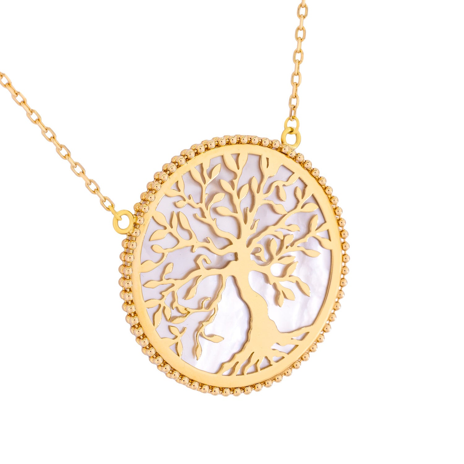 Uranus 18K Yellow Gold Necklace