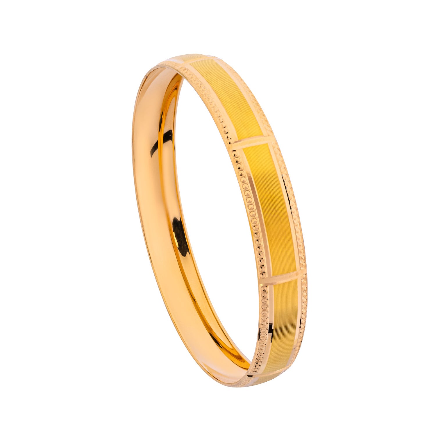 Afsoon 21K Yellow Gold Bangle