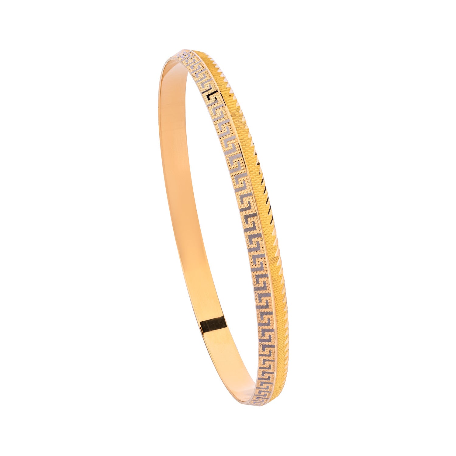 Afsoon 21K Yellow Gold Bangle