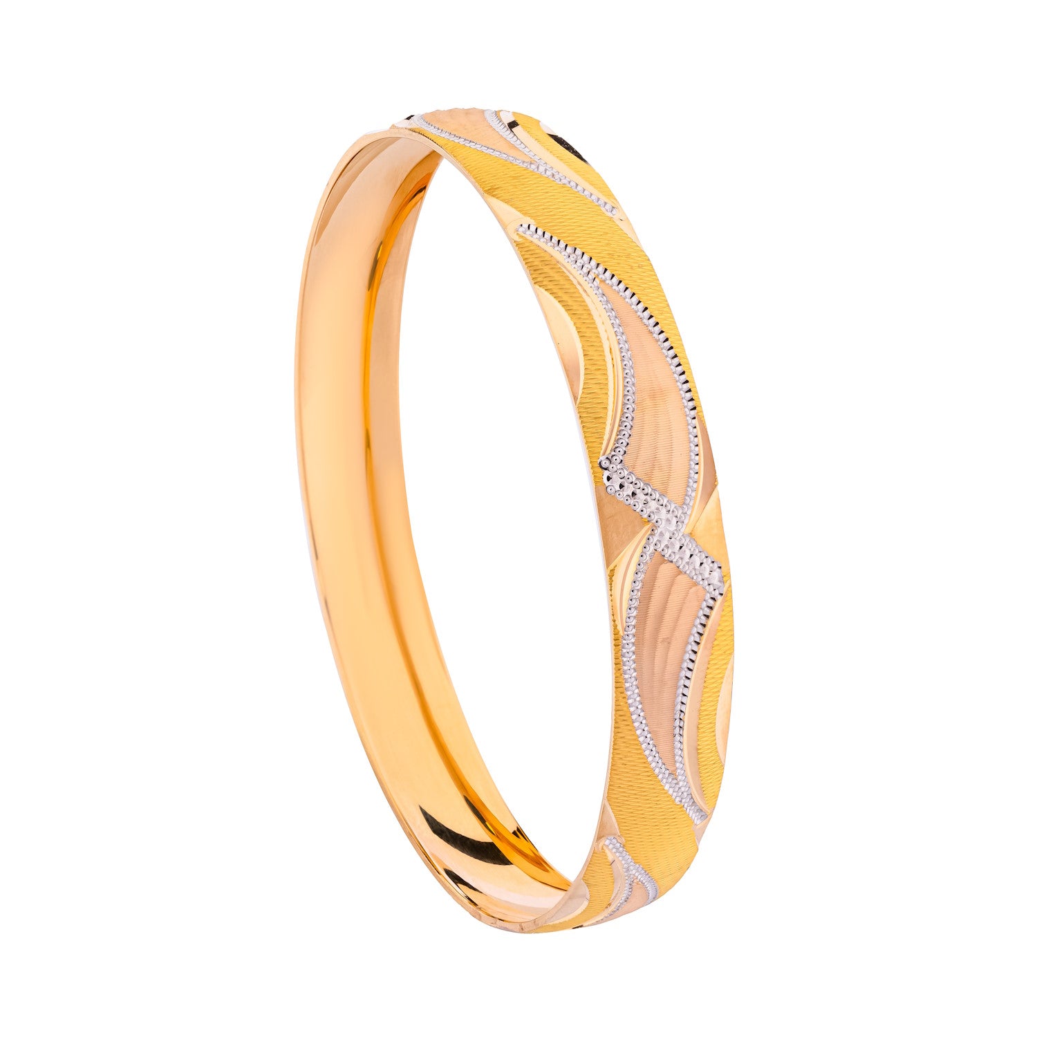 Afsoon 21K Yellow Gold Bangle