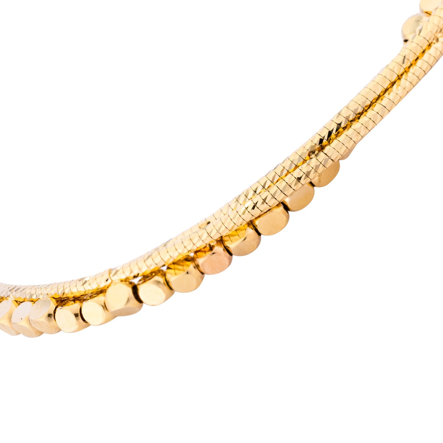 Lavin 18K Yellow Gold Bangle