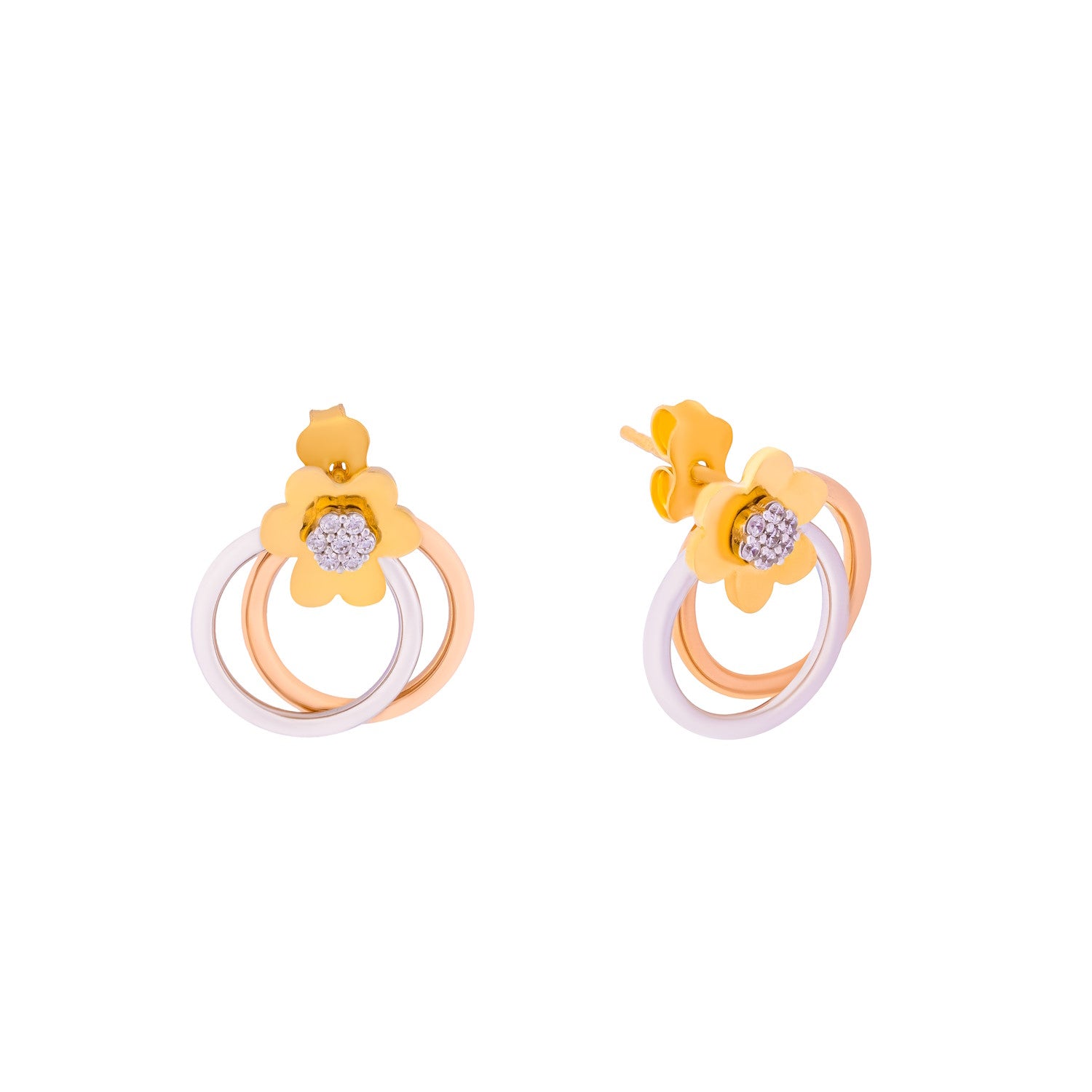 Lavin 18K Yellow Gold Earring