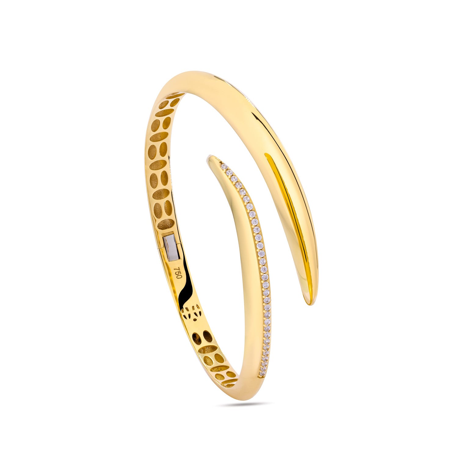 Lavin 18K Yellow Gold Bangle