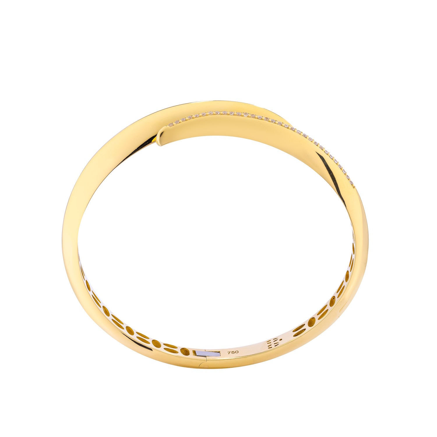 Lavin 18K Yellow Gold Bangle