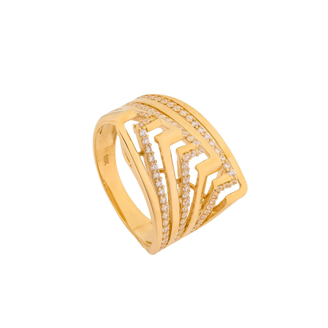 Lavin 18K Yellow Gold Ring