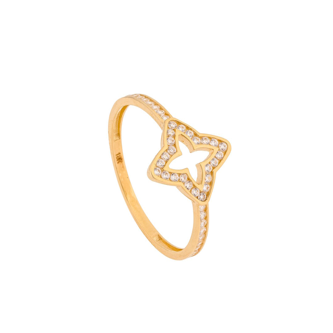 Lavin 18K Yellow Gold Ring