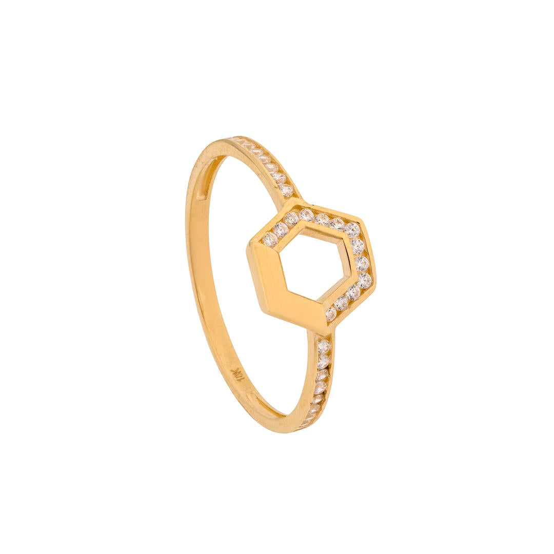 Lavin 18K Yellow Gold Ring