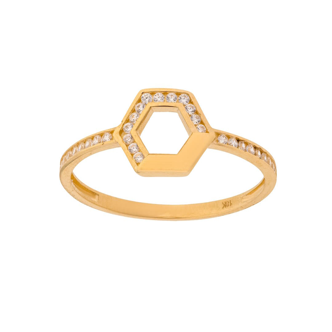 Lavin 18K Yellow Gold Ring