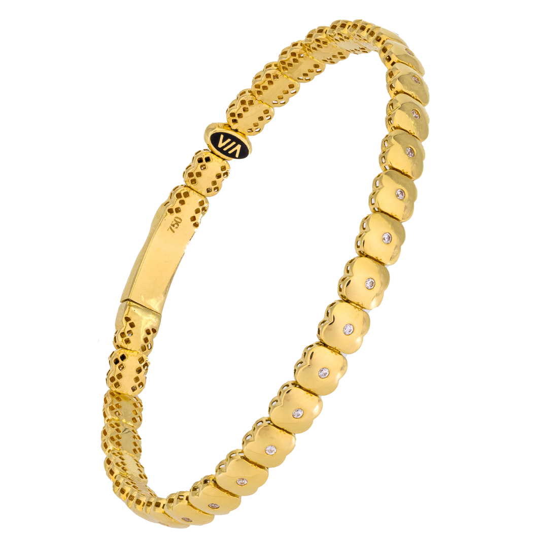 Lavin 18K Yellow Gold Bangle