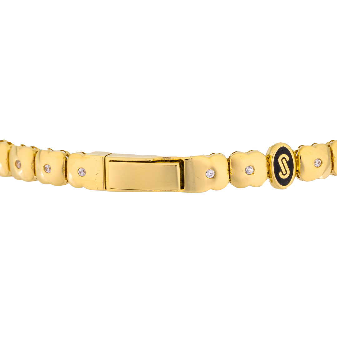 Lavin 18K Yellow Gold Bangle