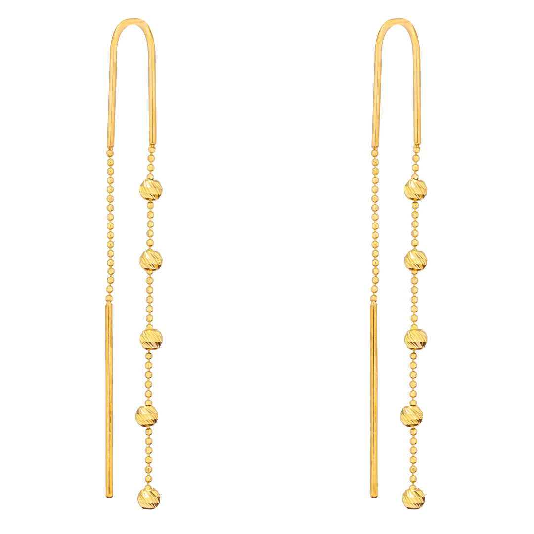 Lavin 18K Yellow Gold Earring