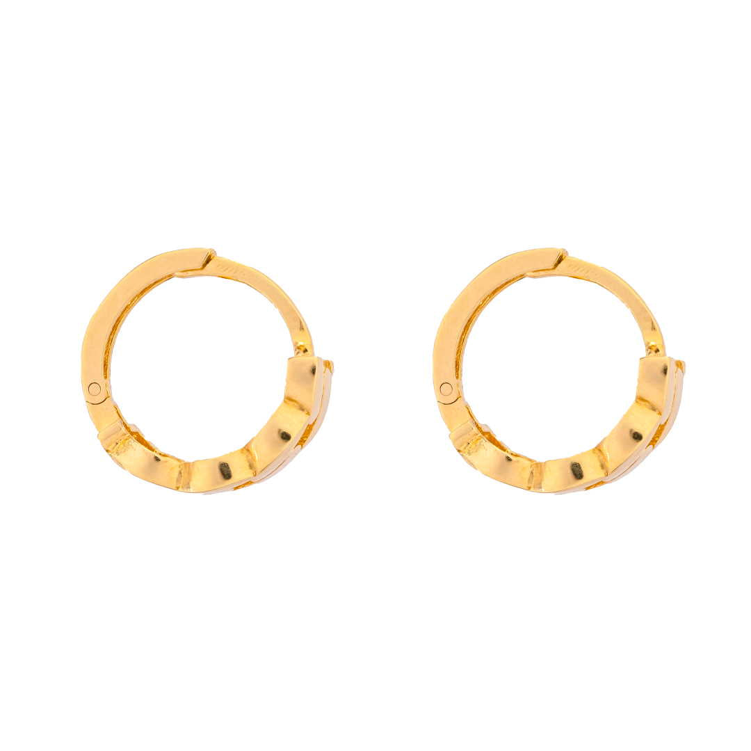 Lavin 18K Yellow Gold Earring