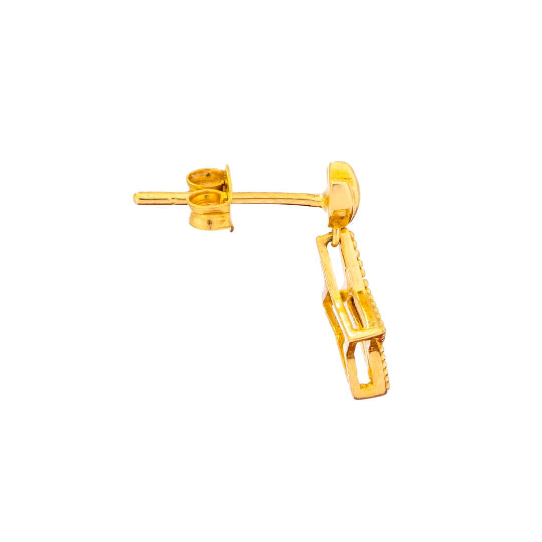 Lavin 18K Yellow Gold Earring