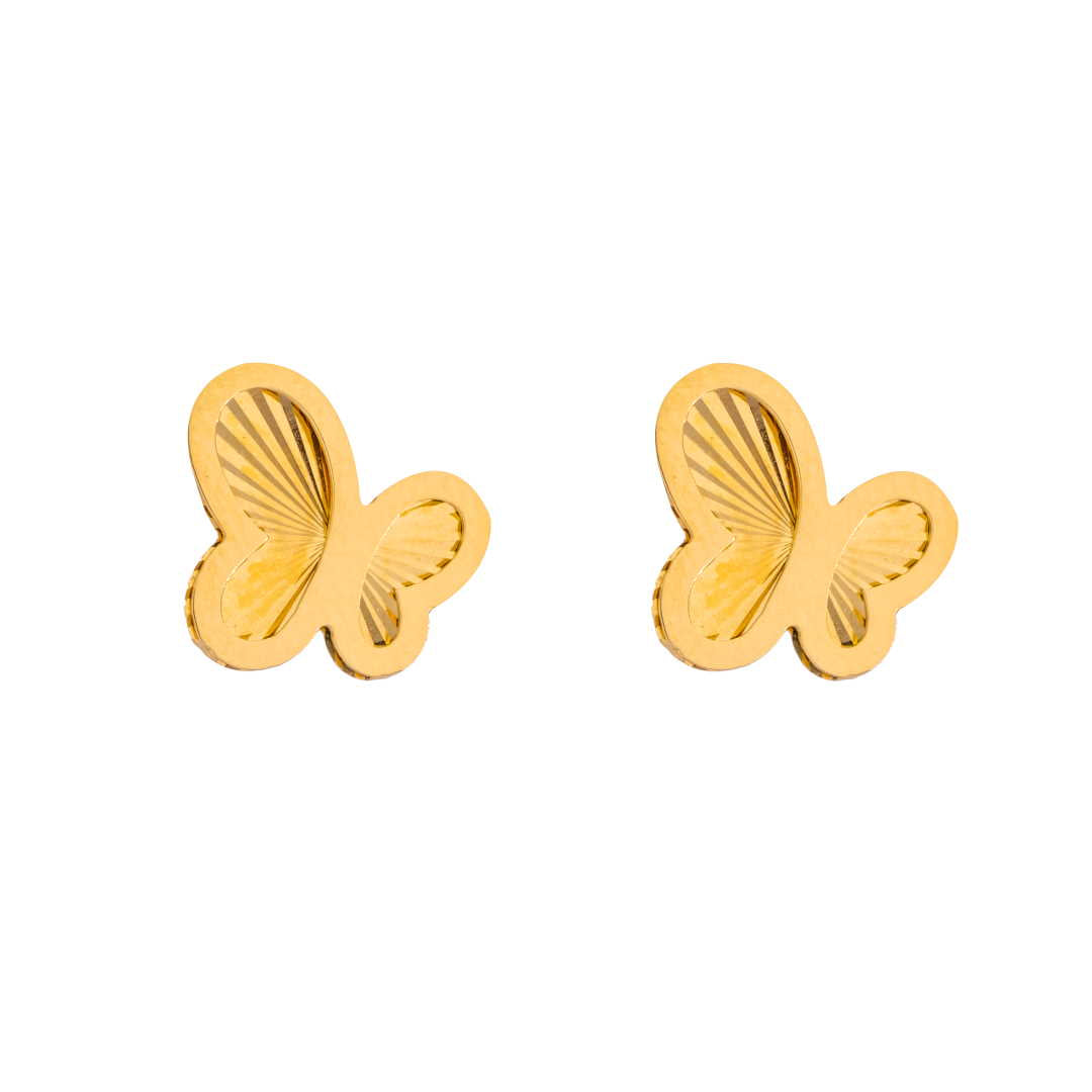 Lavin 18K Yellow Gold Earring