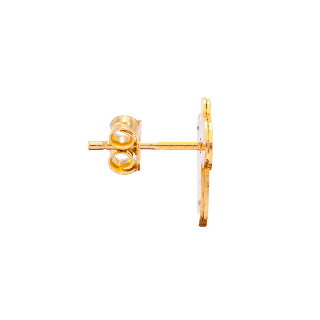 Lavin 18K Yellow Gold Earring