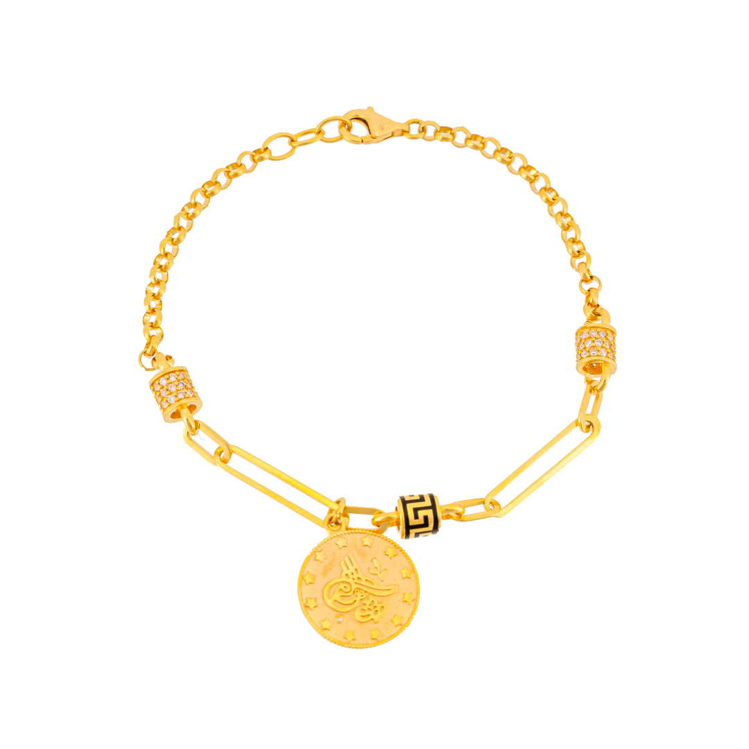 Uranus 21K Yellow Gold Bracelet