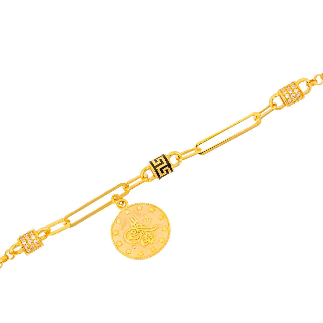 Uranus 21K Yellow Gold Bracelet