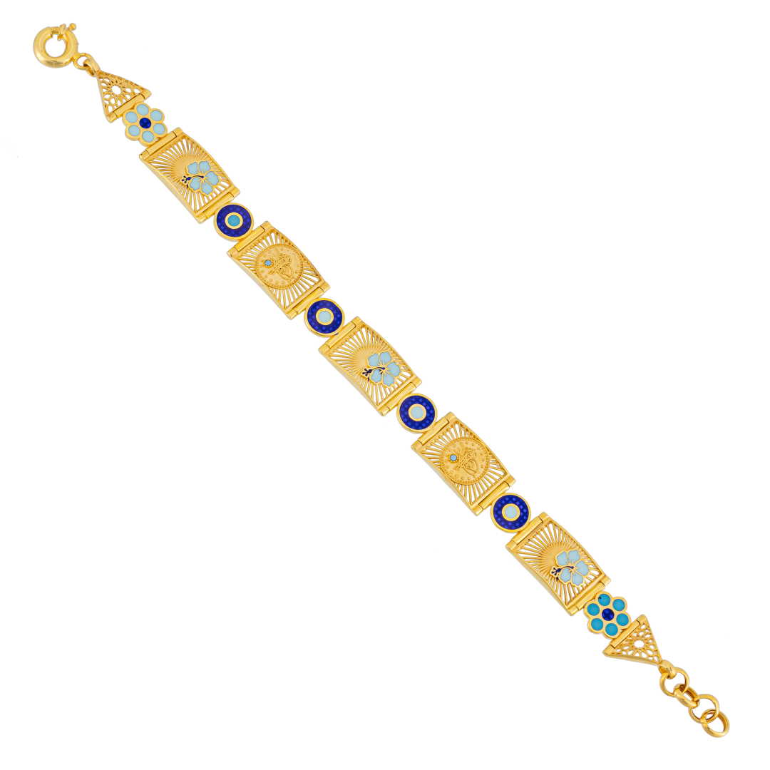 Uranus 21K Yellow Gold Bracelet