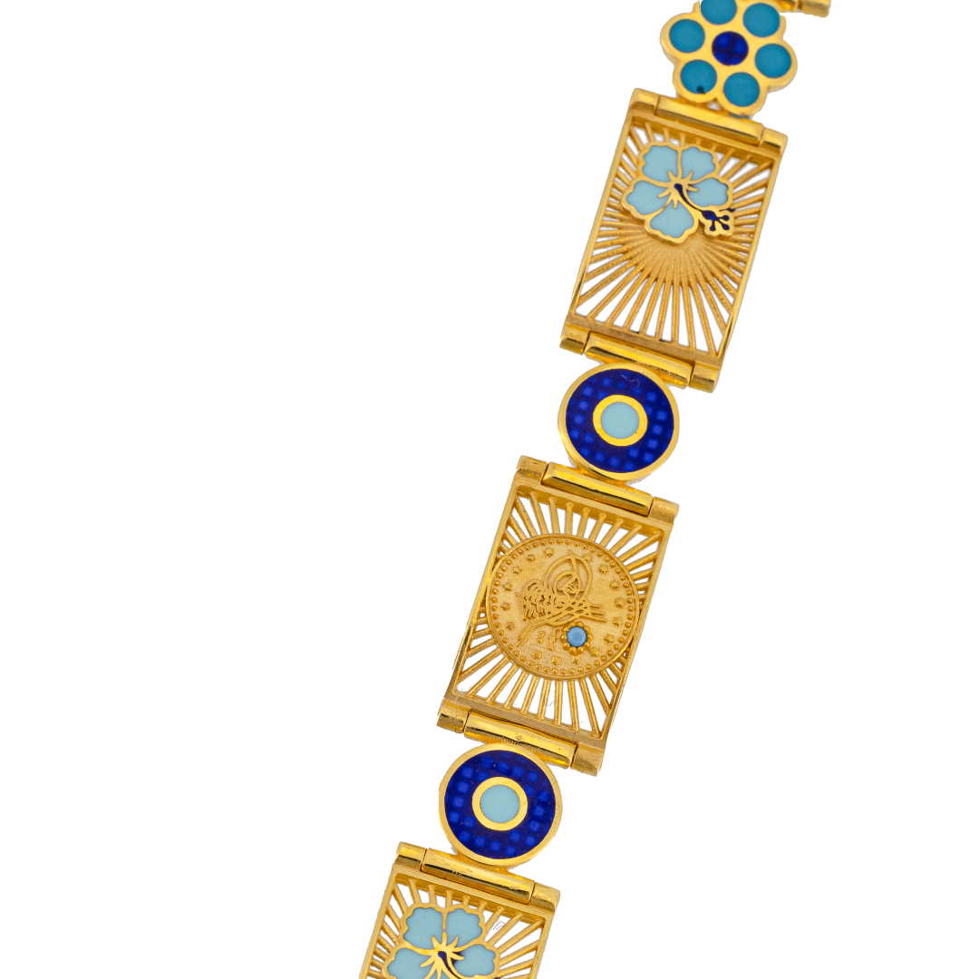 Uranus 21K Yellow Gold Bracelet