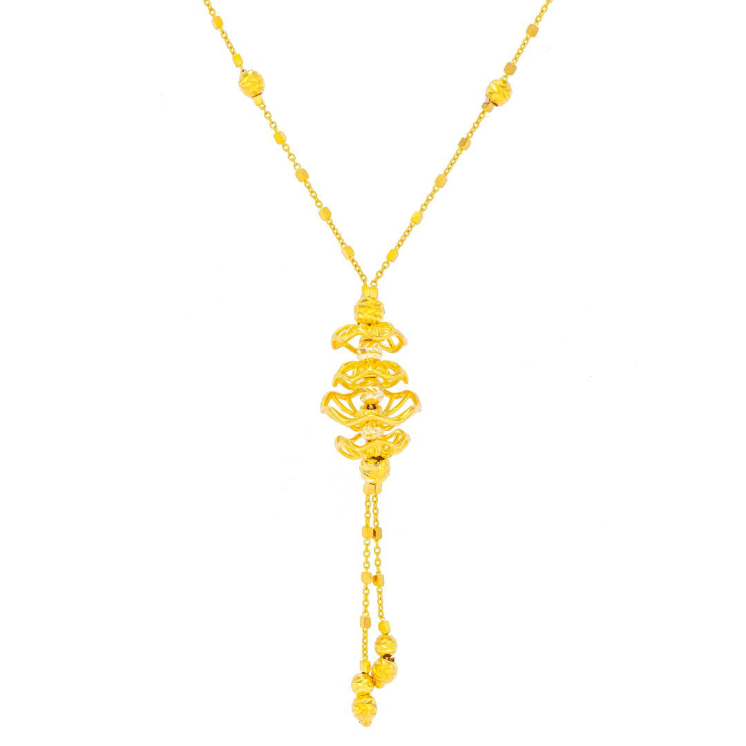 Diyara 21K Yellow Gold Necklace