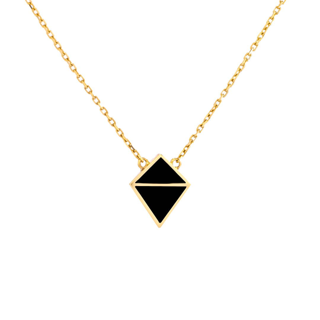 Uranus 18K Yellow Gold Necklace