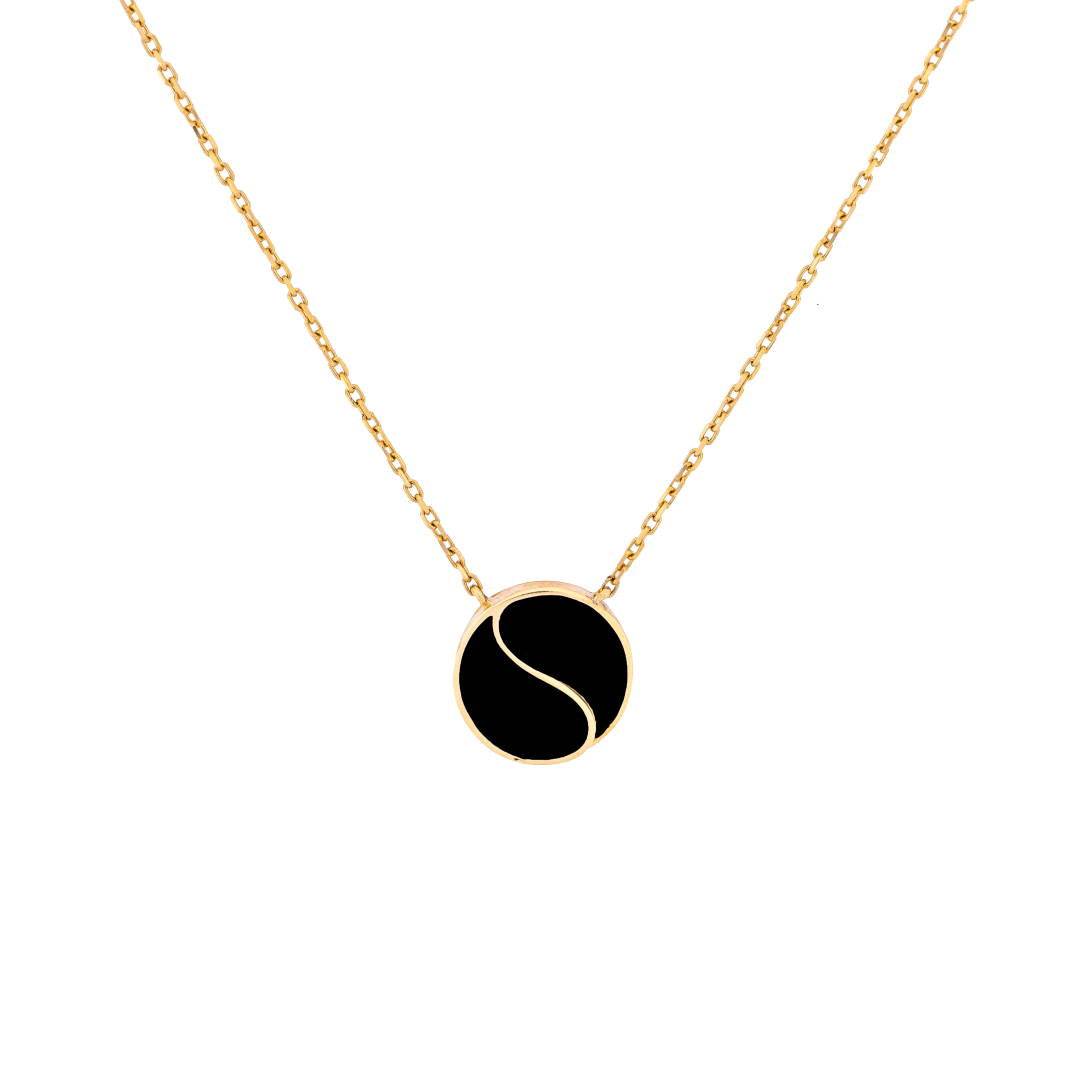 Uranus 18K Yellow Gold Necklace